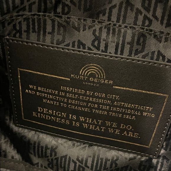 KURT GEIGER LONDON SOUTH BANK TOTE BAG Unbranded Black Guitar Strap No Callouts - Picture 13 of 17